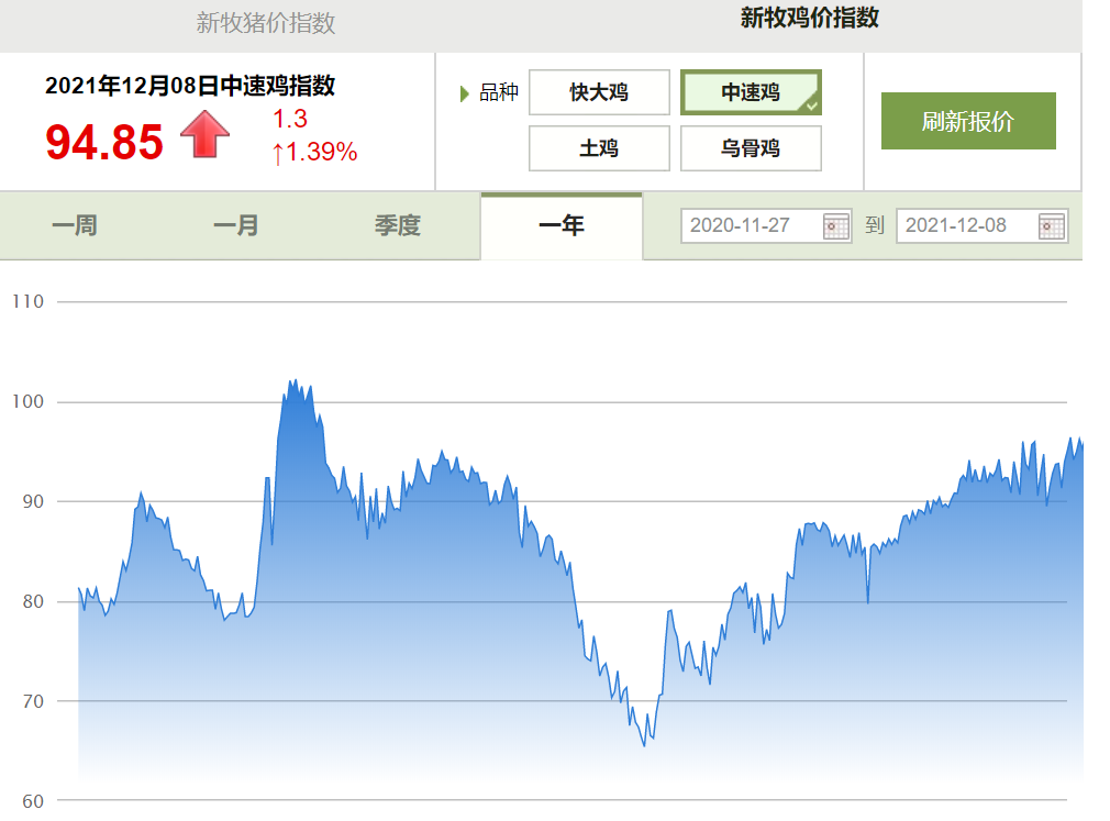 预计11月春节前黄育鸡的景气度会回升 此时已经过了盈亏平衡点